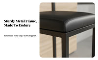 Bar Stool with Backrest Stable Structure Industrial Backrest Stool Heavy Duty