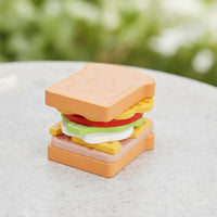 Wooden Sandwich Toy Stacking Pretend Sandwich Set Compact Educational for Young Children