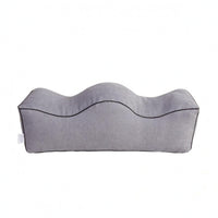 Wavy Leg Pillow Polyester Fill Leg Elevation Pillow Rectangular Body for Resting
