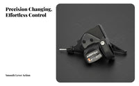 Mountain Bike Gear Change Er Accurate Gearing Mountain Bike Thumb Change Er Easy Installation Pedaling Gear Change Lever for DIY Enthusiasts, Cyclists