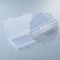 Clear Plastic Storage Box for Jewelry Parts and Small Items - Rectangular PP Container for Amazon/eBay