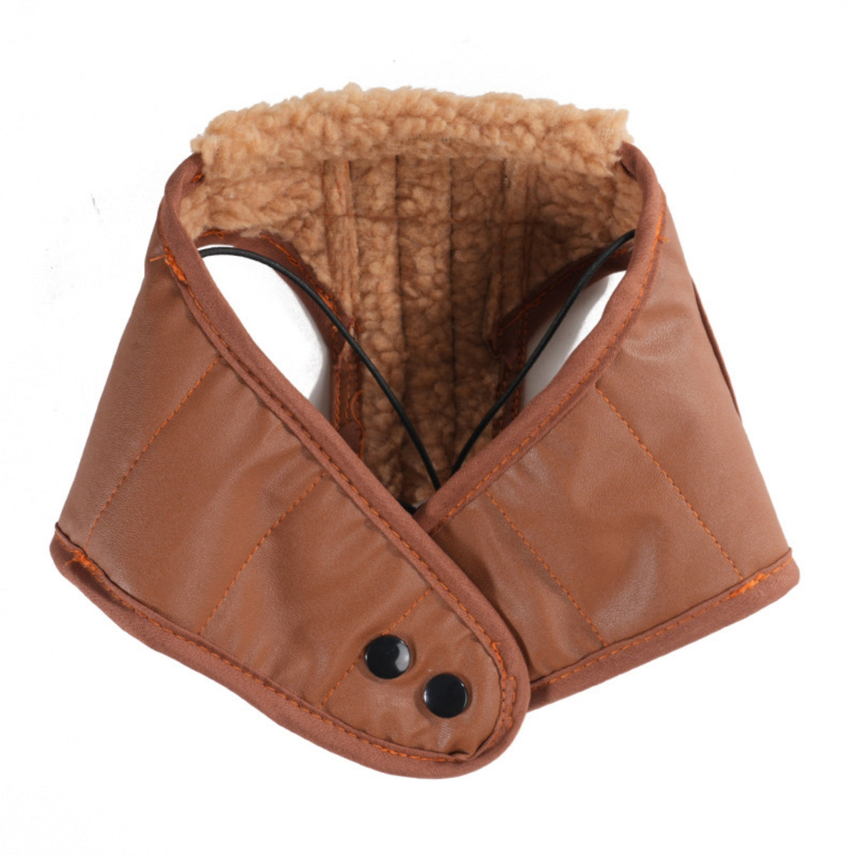 Dog Aviator Hat Fleece-Lined Pet Cap Adjustable for Pets