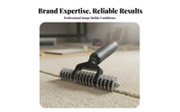 Creates Seamless Finish Carpet Seam Roller Efficient Adhesion Toothed Carpet Roller Heavy Duty Ergonomic Handle for Professional Installers, Flooring Contractors, DIYers, Floor Installation, Home Improvement, Job Sites, Commercial Areas