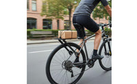 Silicone Pad Protection Bicycle Rear Rack 30KG Load Capacity Rear Bike Rack No-Drill Installation for Commuters, Commuting, Travel