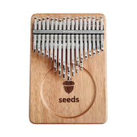 Fruit Magician Double-Layer 21-Tone 17-Tone 2-in-1 Upgradable Kalimba 34 Thumb Piano Seeds Finger Piano