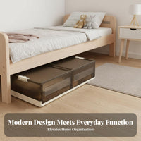 Collapsible textile container flatflat Under-Bed Box Large Capacity for children' Room