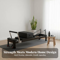 Pilates Reformer Bed Full-Body Workout Residential Pilates Reformer Professional Grade Aluminum Alloy Core Bed for Advanced Users