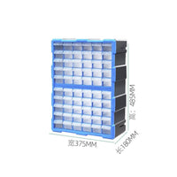 Stackable Parts Storage Box with Transparent Drawers Space-Saving Modular Drawer Organizer Plastic Storage Organizer with Drawers High Visibility for Hobbyists