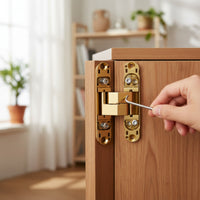 Three-Dimensional Adjustable Hidden Hinge Rounded Cover Lids Three-Dimensional