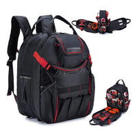 Heavy-Duty Waterproof Tool Backpack with Laptop Compartment