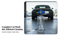 1000 Ml Pressure Washer Foam Dispenser Heavy-Duty Foam Dispenser Scratch Cleaning High Pressure Soap Foam Dispenser for Motorcycle Washing