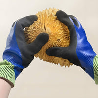 Anti Slip Durian Gloves Ergonomic Fit Puncture Resistant Gloves for Fruit Picking, Gardening