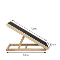 Pet Ramp with Anti-Slip Surface Portable Adjustable Dog Ramp Compact for Dogs