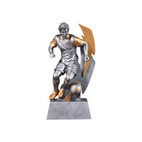 Soccer Figurine with Base Tabletop Display Statue Freestanding for Office