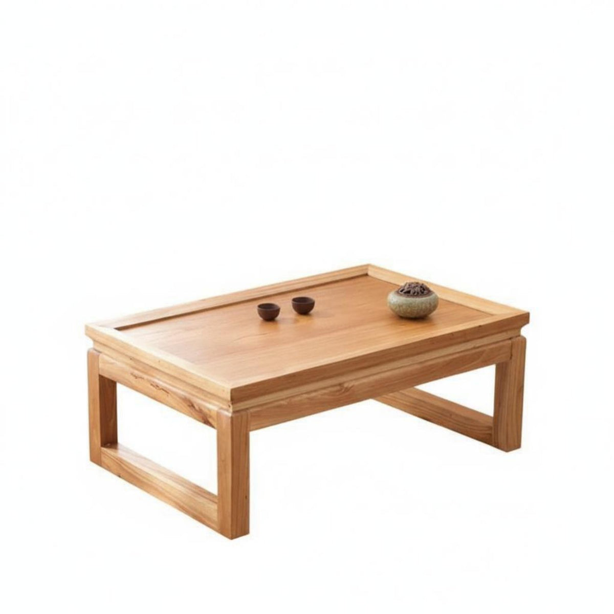 Serenity Inspired Japanese Tea Table Minimalist Design Floor Desk Space Saving Indoor Furnishing Multifunctional for Minimalists, Apartment Dthe manufacturerllers, Students, floor mat Room, Bay opening, Small Spaces, Home Office