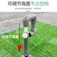 可定制伸缩挂钩挂式乌龟晒台爬台diy龟缸浮岛鱼缸高水位大晒背台
