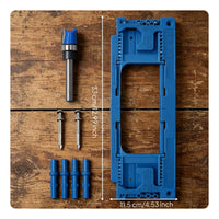 Door Hinge Router Template Exact Cutting Door Hinge Jig Fits Standard Hinges for Carpenters, Woodworkers, Carpentry, Home Improvement