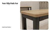 Minimalist Long Bench Multi-Functional Bed End Stool Stable Structure Locker Room Bench for Sauna, Gym, Bedroom