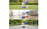 Baseball Launcher Outdoor Baseball Training Toy Pitching Machine for Beginners, Young Children, Backyard, Playroom