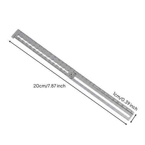 7-in-1 Measuring System Sturdy Hand Tool Precise Measurement for Drafting Table