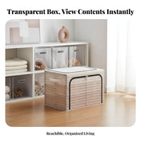 Foldable Framed container Transparent panel Foldable Framed Box Large Capacity