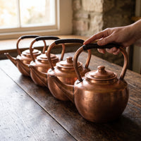 Handmade Copper Soup Kettle with Long Spout for Hot Pot Restaurants