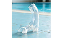Snorkel Mouthpiece Ergonomic Design Silicone Grip Mouthpiece Single-Way Purge