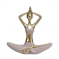 Meditation Figurine Seated Pose Meditating Figurine Smooth Meditation Statue