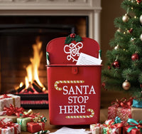 Christmas Mailbox Wall Hanging Decoration