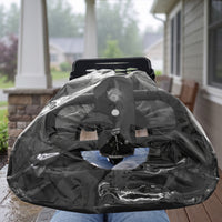 Transparent Mobility Scooter Control Panel Cover Weather-Resistant Mobility Scooter Tiller Cover for Rainy Day Riding, Outdoor Travel