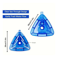 Triangular Vacuum Head Heavy Duty Transparent Pool Vacuum Head Easy to Clean
