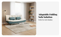 Foldable Design two-in-two-in-two-in-singleUse Folding Settee Multi-Functional changeable Sofa Space-Saving Sleeper Couch Modern & aesthetic for Apartment Dwellers, Students, homeowners, Small areas, Home Office