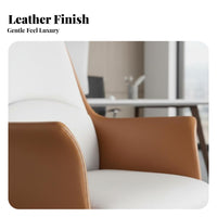 Highspine Rolling Armchair Ergonomic Design Office Furniture Height Adjustable Thick Padding for Managerials, Conference Room