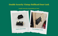 Double cylinder brass lock