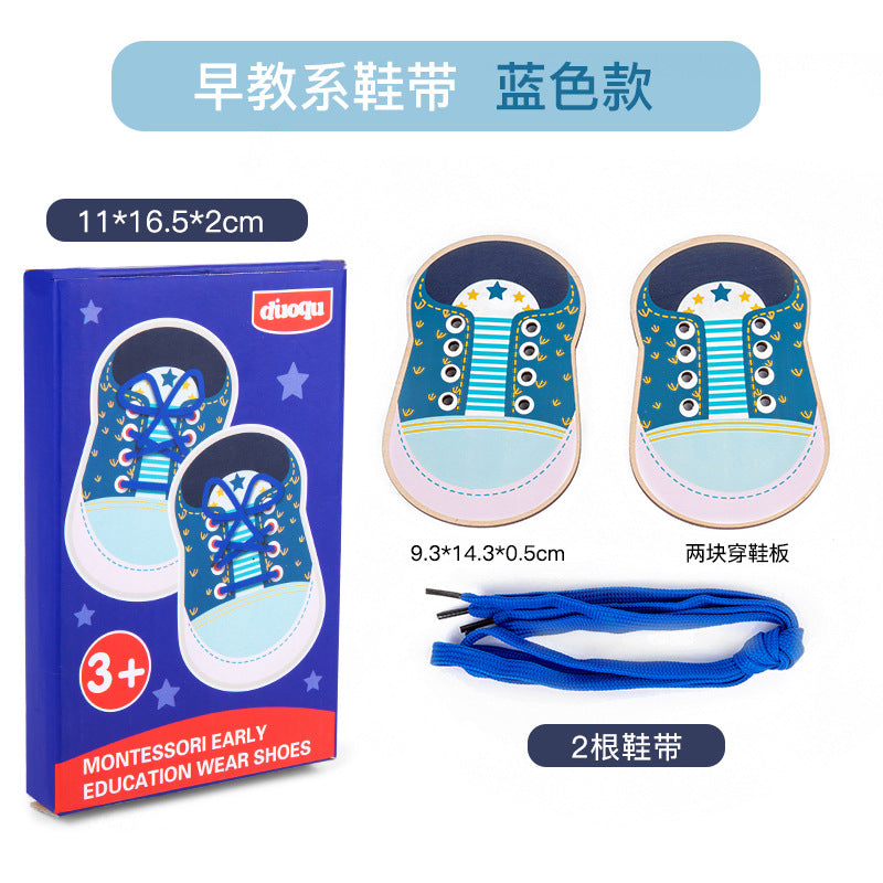 Blue Dq Shoe Lacing