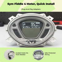 Waterproof Motorcycle Speedometer Odometer Gauge