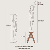 梯凳家用加厚折叠凳多功能两用爬梯椅子三步梯高凳便携登厨房室内