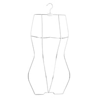 Slim Swimsuit Hanger Lightweight Bikini Hanger Minimalist Space-Saving for Boutiques, Retailers, Store Display, Closet Organization