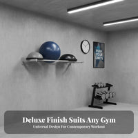 Wall Mounted Fitness Ball Rack Space Saving Gym Ball Wall Mount Keeps Workout Area Organized for Garage