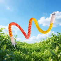 Climbing Toy Rope Bird Swing, Flexible Climbing Perch for Parrot Enrichment, Cage Hanging Colorful Bird Accessories with Screw Ends
