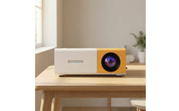 Compact Mini Display Device Portable Display Device with Distant Controller Control Lightweight Full Color for Families, Movie Nights