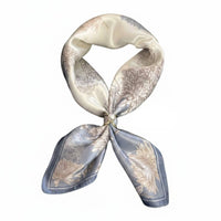 Pure Silk Neck Scarf Soft and Smooth Floral Silk Scarf Skin-Friendly Gift Accessory