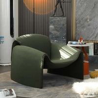 Minimalist Aesthetic clawdesign Armchair Sculptural Form Lounge Chair Ergonomic spinerest Indoor Seating high-resilience Foam padding for Design lovers, Interior Designers, Living Room, Bedroom, Reception Area, not in stockice