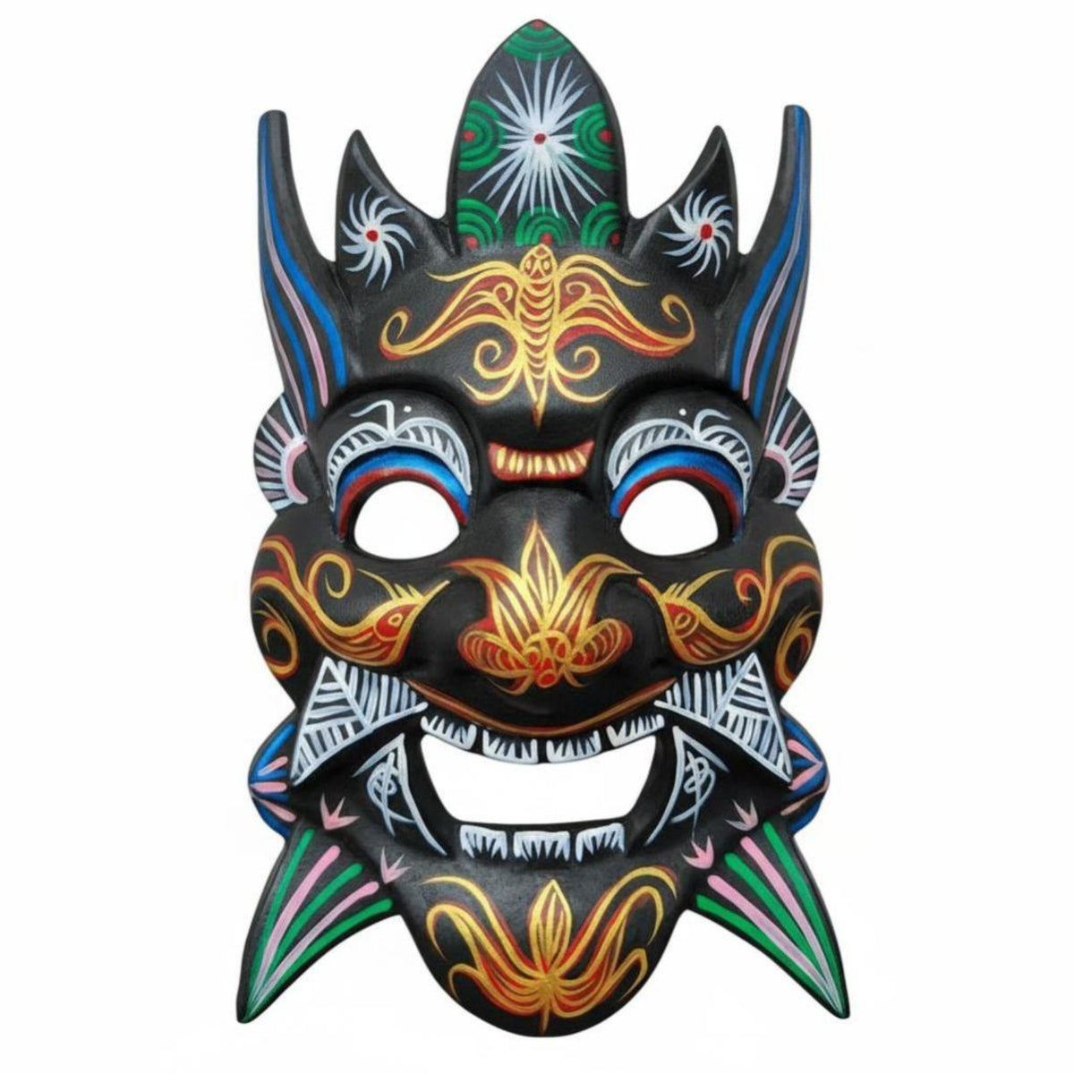 Nuo Opera Mask Collectible Art Traditional Asian Mask 3D Design for Collectors