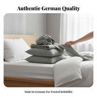 4 Pieces Duvet Cover Set Percale Weave Bed Linen Soft for Adults, Gift Givers