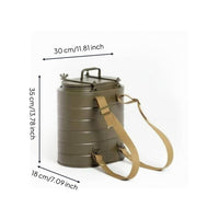 Mess Kit Multi-Layer Portable Marching Bento Box Compact Design Stackable Food Container