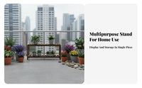 Multi-Tier Succulent Stand Space-Saving Display Shelf Easy Assembly for Balcony