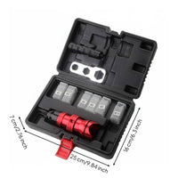 Electric Rivet Nut Adapter Kit Various Sizes M3-10mm Cordless Drill Rivet Nut Adapter Ergonomic Handle for Garage