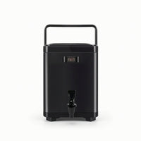 Beverage Dispenser with Thermometer Countertop Beverage Dispenser with Faucet Hot and Cold Container for Breakfast Counters