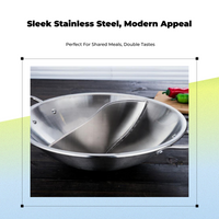 Induction-ready stainless hot pot
